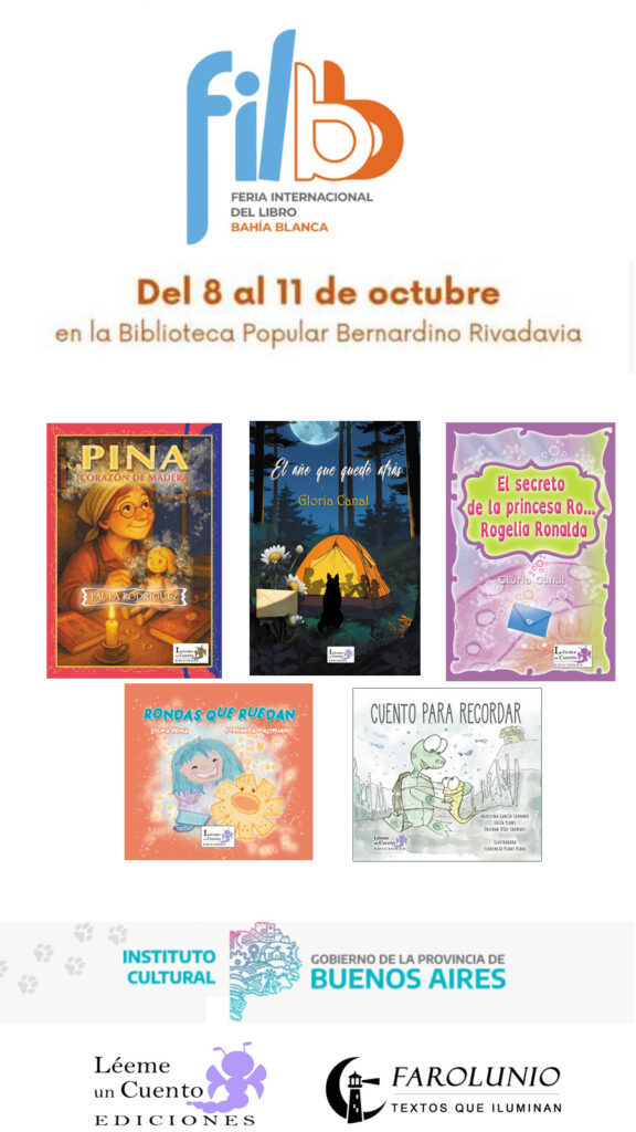 Libros de Editorial Léeme un cuento en Stand de Provincia de Buenos Aires - Feria del libro de Bahía Blanca 2026